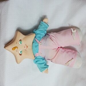 Hamilton Gifts Rare Plush Starlings Doll Star Face Vintage Unique Collectible